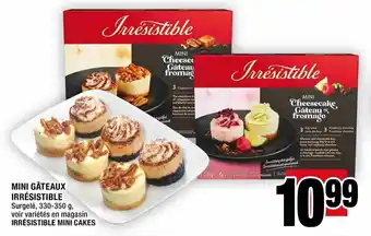 Super C Irrésistible mini cakes offer