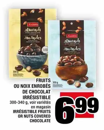 Super C Irrésistible fruits or nuts covered chocolate offer