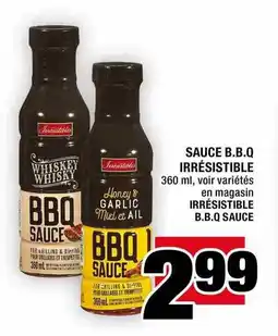 Super C Irrésistible b.b.q sauce offer