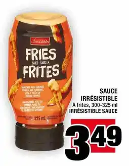 Super C Irrésistible sauce offer