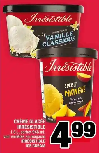 Super C Irresistible ice cream offer