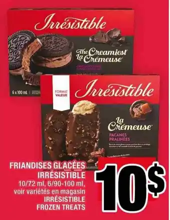Super C Irresistible frozen treats offer