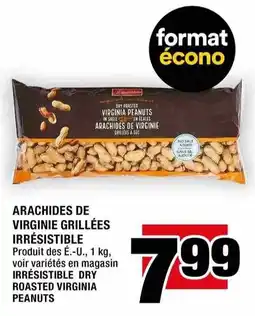 Super C Irrésistible dry roasted virginia peanuts offer