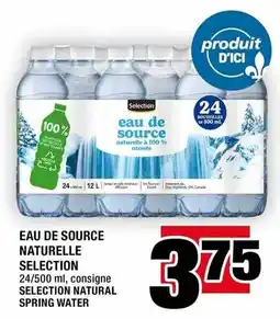 Super C Selection natural spring water offer