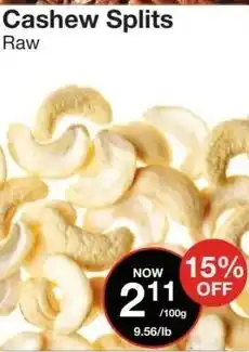 Bulk Barn Cashew Splits Raw offer