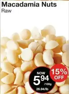 Bulk Barn Macadamia Nuts offer