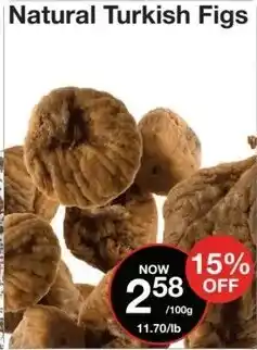 Bulk Barn Natural Turkish Figs offer