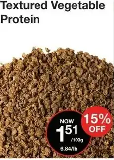 Bulk Barn Textured Vegetable Protein offer