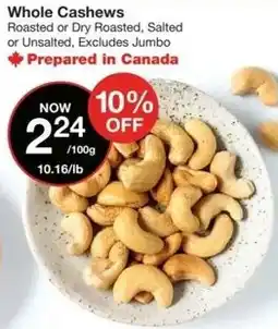 Bulk Barn Whole Cashews offer
