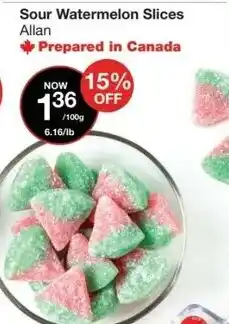 Bulk Barn Sour Watermelon Slices Allan offer