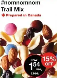 Bulk Barn #nomnomnom Trail Mix offer