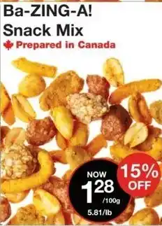 Bulk Barn Ba-ZING-A! Snack Mix offer