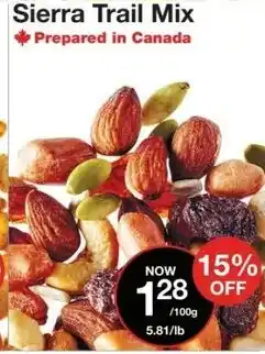 Bulk Barn Sierra Trail Mix offer