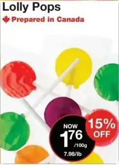 Bulk Barn Lolly Pops offer