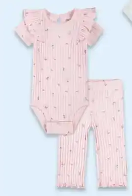 Walmart Huggies 2-Piece Bodysuit and Pant Set offer