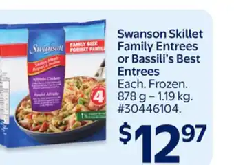 Walmart Swanson Skillet Family Entrees or Bassili's Best Entrees offer