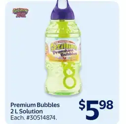Walmart Premium Bubbles 2 L Solution offer