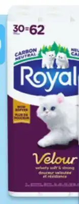 Walmart Royale 2-Ply Bathroom Tissue 30-Pack offer