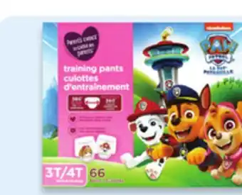 Walmart Parent's Choice PAW Patrol Training Pants offer