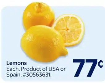 Walmart Lemons offer