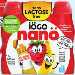 Walmart Iogo nano Drinkable Yogurt offer