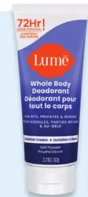 Walmart Lume Whole Body Cream 62 g offer