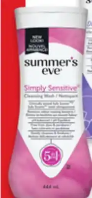 Walmart Summer's Eve 5-in-1 Cleansing Wash offer