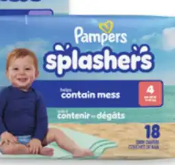 Walmart Pampers Jumbo Splashers Swim Pants offer