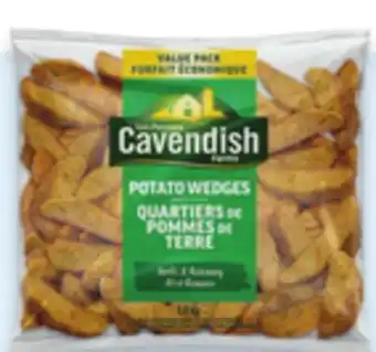 Walmart Cavendish Farms Wedges 1.8 kg offer
