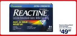 Walmart Reactine Allergy Relief Extra Strength offer