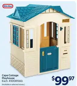 Walmart Cape Cottage Playhouse offer