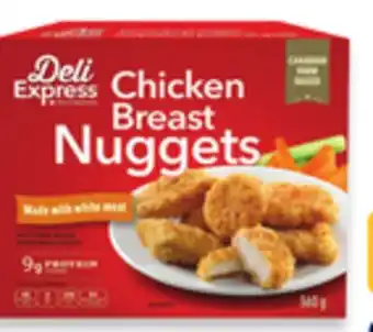 Walmart Deli Express Breaded Chicken Strips Nuggets or Burgers offer