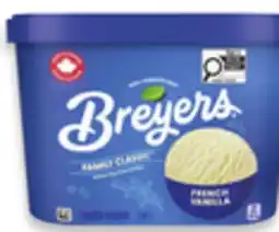 Walmart Breyers Family Classic Frozen Dessert Tub offer