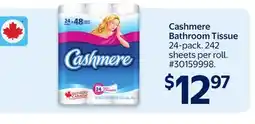Walmart Cashmere Bathroom Tissue offer