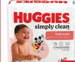 Walmart Huggies 2x or 3x Wipes offer