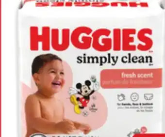Walmart Huggies 2x or 3x Wipes offer