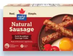Walmart Maple Leaf Fully Cooked Breakfast Sausage offer