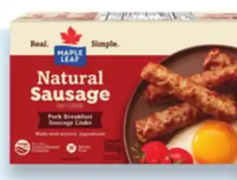 Walmart Maple Leaf Fully Cooked Breakfast Sausage offer
