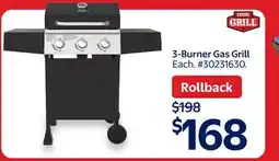 Walmart 3-Burner Gas Grill offer