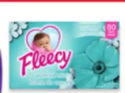 Walmart Fleecy Fabric Softener Dryer Sheets 80s offer