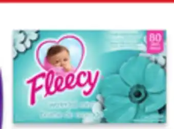 Walmart Fleecy Fabric Softener Dryer Sheets 80s offer