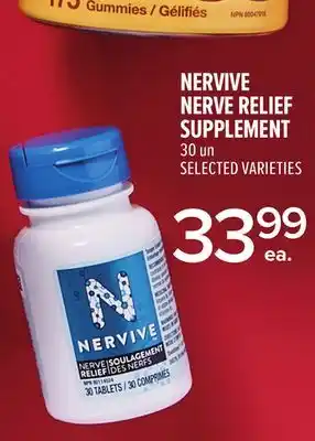 Metro NERVIVE NERVE RELIEF SUPPLEMENT offer