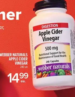 Metro WEBBER NATURALS APPLE CIDER VINEGAR offer