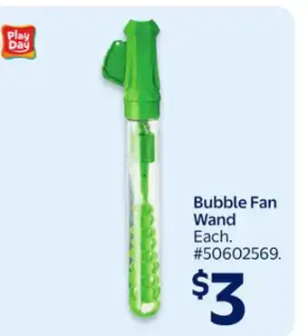 Walmart Bubble Fan Wand offer