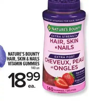 Metro NATURE'S BOUNTY HAIR, SKIN & NAILS VITAMIN GUMMIES offer