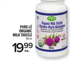 Metro PURE-LÉ ORGANIC MILK THISTLE offer