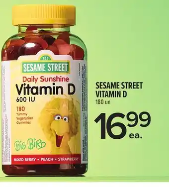 Metro SESAME STREET VITAMIN D offer