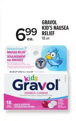 Metro GRAVOL KID'S NAUSEA RELIEF offer