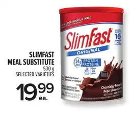 Metro SLIMFAST MEAL SUBSTITUTE offer