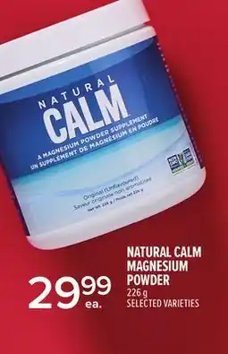 Metro NATURAL CALM MAGNESIUM POWDER offer